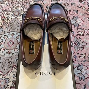 Gucci Men’s Loafers Cocoa Color 10.5 US 9.5 UK